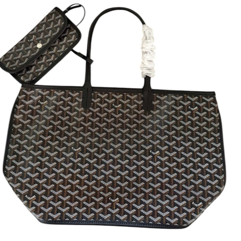 SOLD: New Black Tote Canvas Reversible Tote, Medium